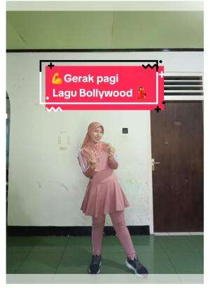 Gerak aerobik with musik Bollywood #olahraga #dirumahaja #fypシ 