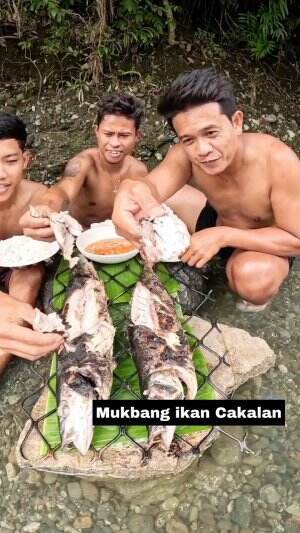 Mukbang ikan Cakalan #Mukbang 