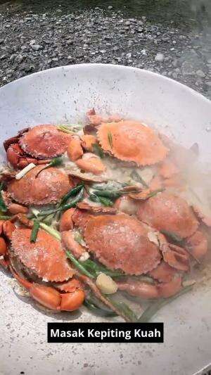 Masak Kepiting Kuah #Mukbang #kepiting #kuah #kuliner #RCTIPlus 