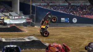 #standing car goes backwards monster jam 4 x 4