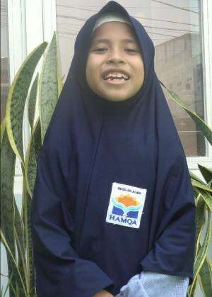 Assalamu'laikum teman-teman🤗. Saya Khaira, asal Kota Malang. Saya berumur 6. Mohon doanya ya, teman - teman 😊.