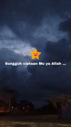 SUNGGUH CIPTAANMU TUHAN
 #masuaallah
#Bayulangit 