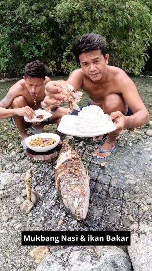 Mukbang Nasi & ikan Bakar #Mukbang  #nasidaunjeruk  #ikanbakar  #ikanbakar 
