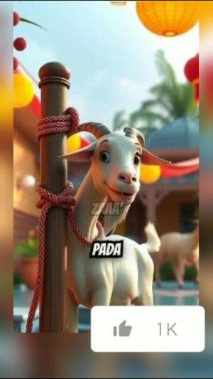 kisah kambing yang berqurban #shorts #shortsplus #animasi #ai #berqurban