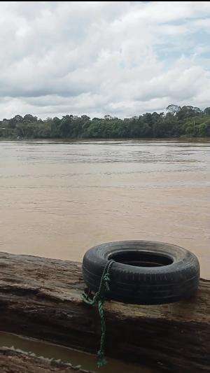 SUNGAI BARITO GAESS 
 #luasbanget
 #pemandangannyaseru
