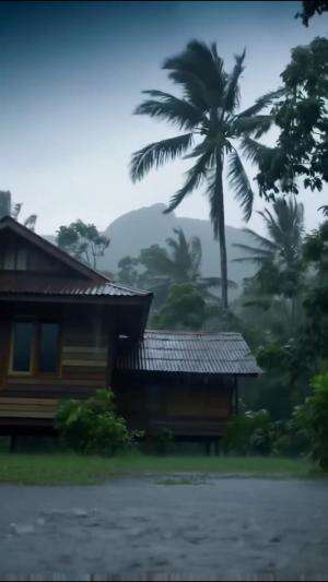 Rain Sounds for Sleeping and Heavy Rain #rain #heavyrain #rainsounds #nature #villagelife #relaxing 