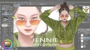 Digital Painting Jennie Blackpink (SPEEDPAINT)