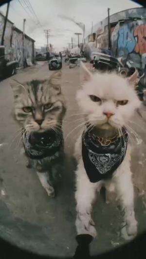  Kucing yang lucu bisa berubah menjadi sangar  #Kucing #videolucu #kucinglucu 