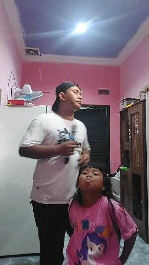 tes suara bareng anak saya