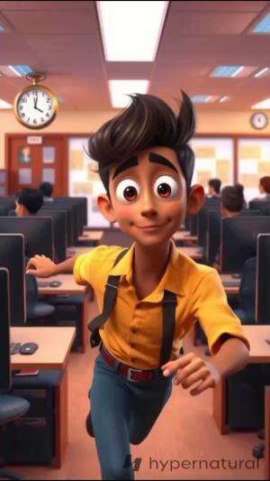 seorang pria terlambat masuk kantor #shorts #shortplus #shortsindonesia #priaidaman #videolucu #VideoKreasi 