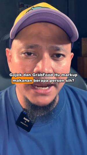 Bener banget! pesen makan di aplikasi yang online-online itu selisihnya jadi gede banget