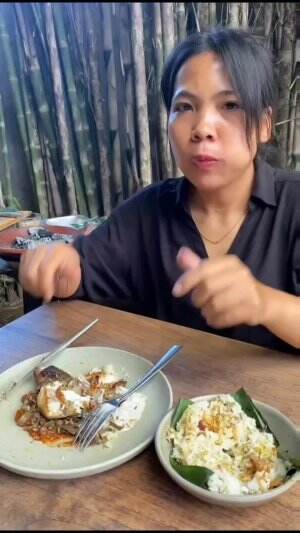 Barramundi Suna Cekuh with Tamarind Sambal and Coconut Kemangi Sauce  