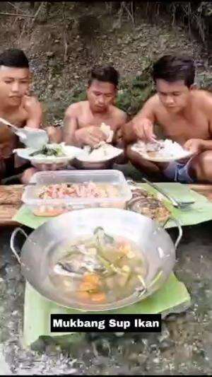 Mukbang Sup Ikan  #Mukbang  #ikan 