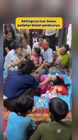 suami ketahuan selingkuh, istri nya di habisi  #Viral 