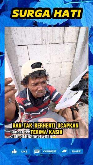 Bapak penjual jam dinding ini sampai menangis, saat diberi sedikit rezeki oleh wanita baik hati ini.
