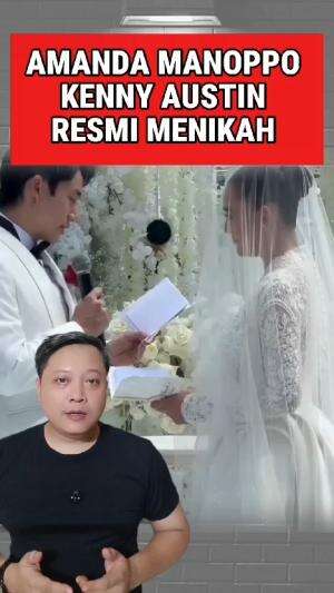 Amanda Manoppo dan Kenny Austin resmi menikah #Amandamanoppo #kennyaustin 