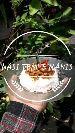 nasi tempe manis simple aestetic chef gede, masakan indonesia yang sederhana dan setiap dapur pasti pernah memasaknya #onlineauditionmci9