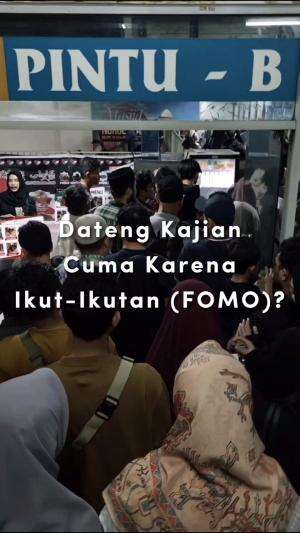 FOMO nggak papa. Toh masih di jalan kebaikan