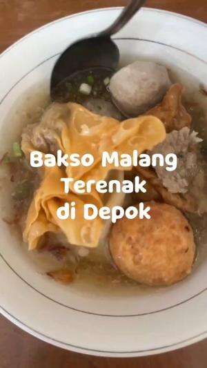 Bakso Malang paling favorit di Margonda Depok! Cobain dan kalian nggak akan pernah nyesel deh! #KuliFar #Kuliner #Nyam