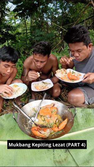 Mukbang Kepiting Lezat (PART4) #Mukbang #kepiting #terlihat lezat #lezat banget #lezat #KulinerLezat #RCTIPlus 