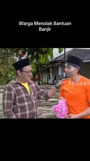 bukan nya bersyukur malah bertingkah ini orang 🤣🤣🤣 #banjir  #kdm  #komedi 