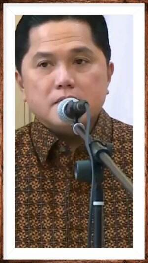 Jumpa pers Erick Thohir 