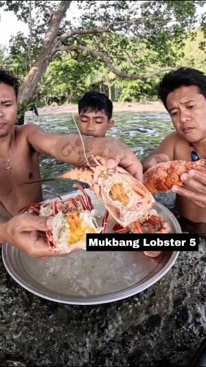 Mukbang Lobster 5 #Mukbang  #Lobster 