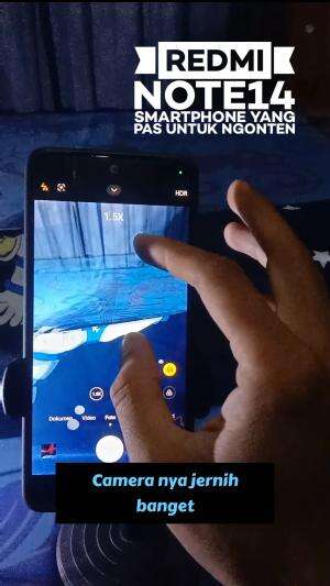  Smartphone yang pas buat ngonten  #smartphone  #redminote14  #kamera 