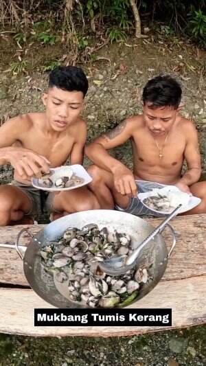 Mukbang Tumis Kerang #Mukbang  #tumis  #kerang 
