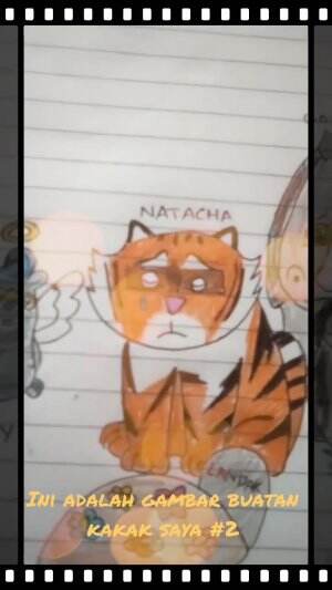 ini adalah gambar buatan kakak saya part 2