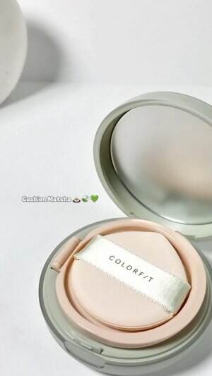 Cushion Matcha 💚  #wardahcolorfit  #cushionwardah  #makeup