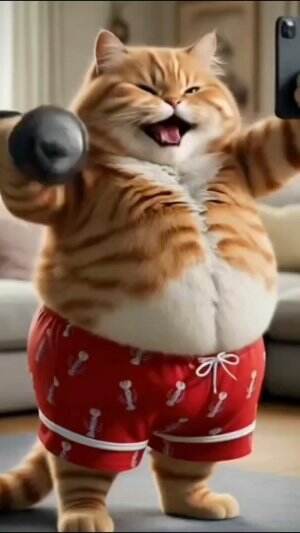 Kucing olahraga 😼  #short  #shortplus  #kucinglucu  #RCTIPlus  #HOTrctiplus 