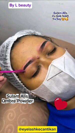 Ini Loh Say Hasil Sulam Alis Ombre Powdernya. Hasilnya Natural Banget Loh ya😍🥰.#rctiplus #shortplus #sulamalis #perawatan #kecantikan #Beaut