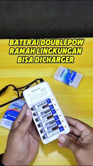 Yuk sekarang beralih ke baterai  ramah lingkungan dan  bisa di charger dari Doublepow. 

#doublepow #bateraicharger #bateraicas #bateraiaa #