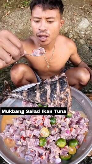 Mukbang Salad Ikan Tuna #Mukbang  #Resep Kimchi Tuna Salad 