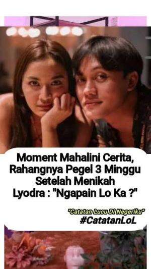 Mahalini Abis nikah pegel 3 minggu rahangnya 🗿