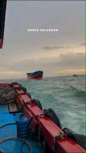 proses pengiriman kapal menuju jutagan baru