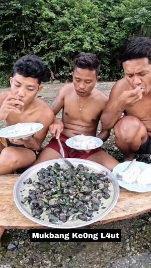 Mukbang Ke0nG L4ut  #Mukbang  #keong  #laut 