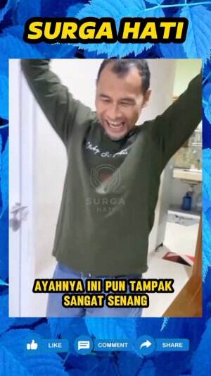 Bapak ini sampai sujud di lantai, karena sangat bersyukur, saat mengetahui putrinya berhasil hamil setelah penantian selama 4 tahun.