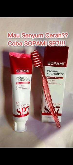 buruan cobain Sopami SP7 . aku udah ngebuktiin.. kamu kapan??  #sopamisp7 #sopami #pastagigi #viral #hot 