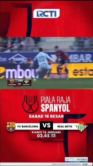 Barcelona kembali melanjutkan kiprahnya di Piala Raja Spanyol, kali ini lawannya Real Betis! 

Saksikan Barcelona vs Real Betis Kamis 16 Jan