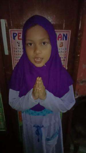 assalaamualaikum, nama saya aqila diinnisa triyanto umur 8 tahun, asal jakarta, surat yang di bacakan surat albaqarah ayat 103 dan 104