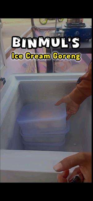 Es Cream Goreng BINMUL'S bukan es krim goreng biasa.