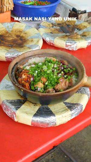 Nasi dalam pot #nasi #masakan #streetfood 