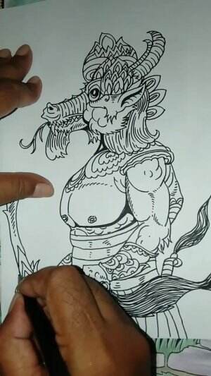 Yuk Belajar Menggambar Panglima Buaya Guys 