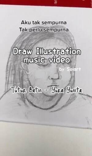 Illustration art 🖍️Tutur Batin (Yura Yunita)