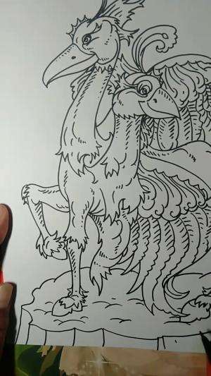 Youtuber Adji Harto Jawa Official Menggambar Monster Berkepala Dua Berbadan Kuda