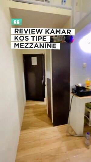 Review kamar kos mezzanine...😊👍