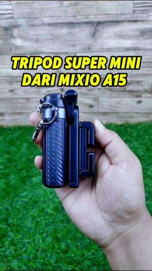 Rekomendasi tripod super mini dari MIXIO A15 MINI,  yang Compact dan serbaguna. cocok dibawa kemanapun karena ukurannya yang mungil apalagi 