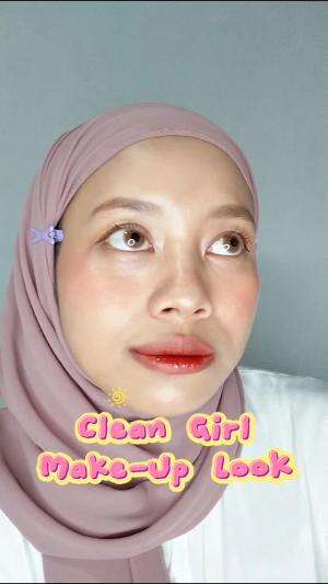 belajar makeup clean girl buat lebaran hehe  #Fashiondanmakeupalaliburan  #Tutor makeup casual  #RCTIPlus  #HOTrctiplus  #vlogtutorial 